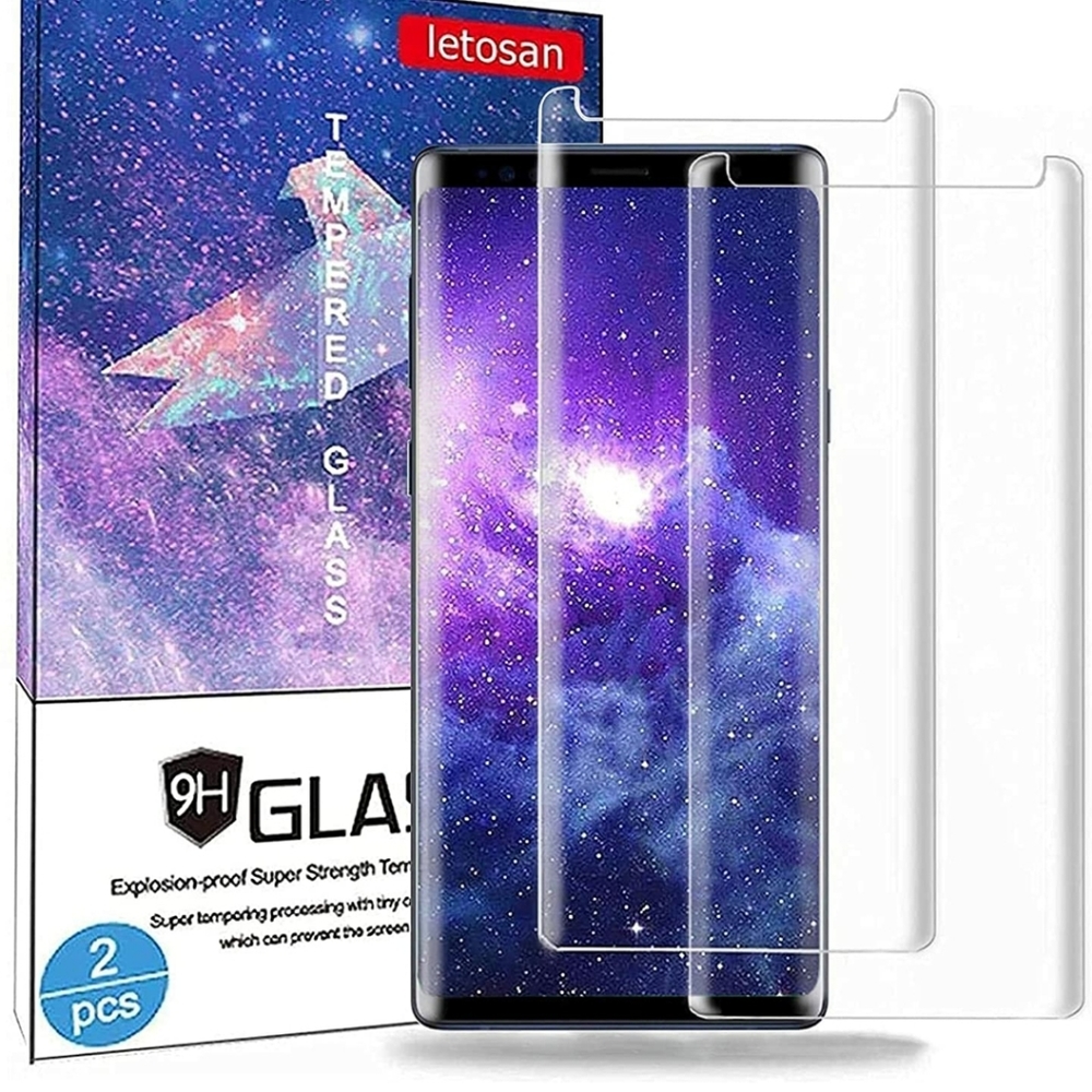 Samsung galaxy Note 9 screen protector. Tempered glass pack of 2